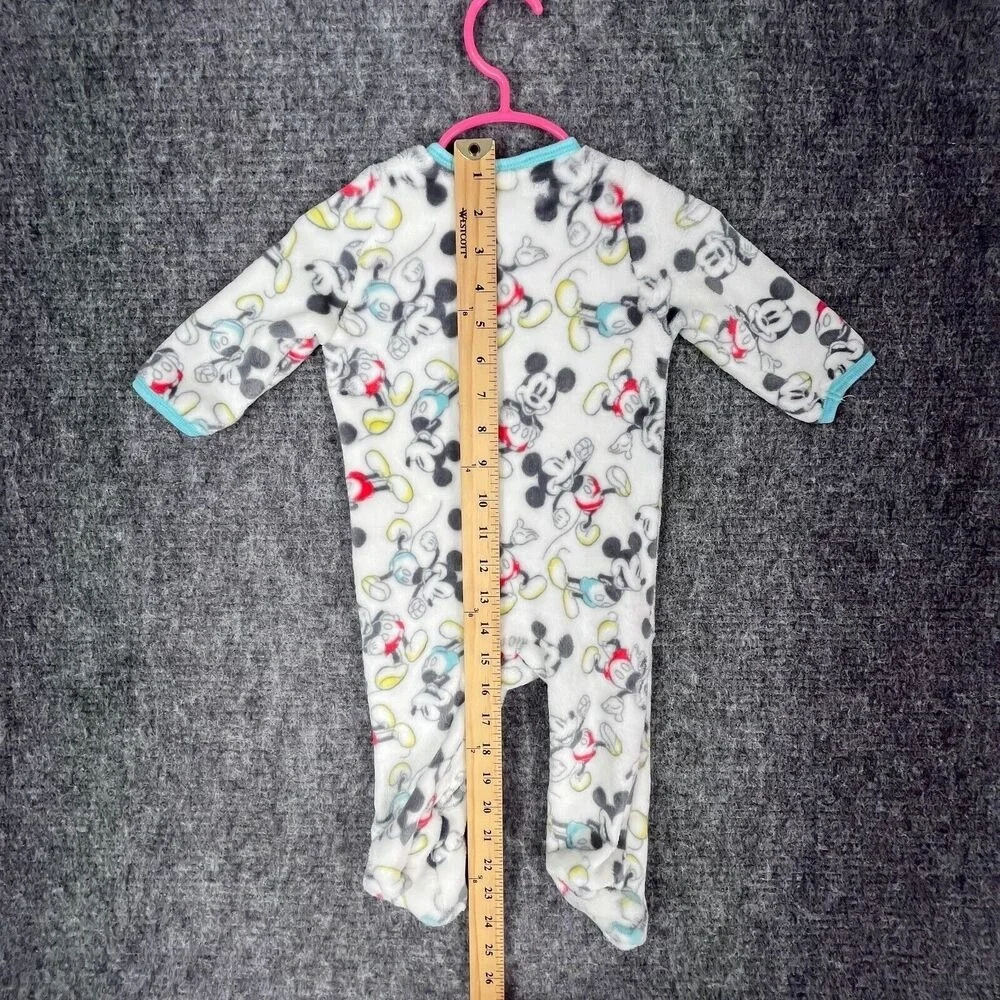 Disney‎ Baby Jumper 6/9 months Mickey Mouse Fleece Zip Outfit
